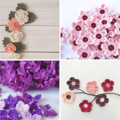 how to crochet small flowers: exploring the art of floral embellishments